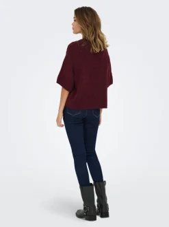 JDYLINEA Stickad T-shirt