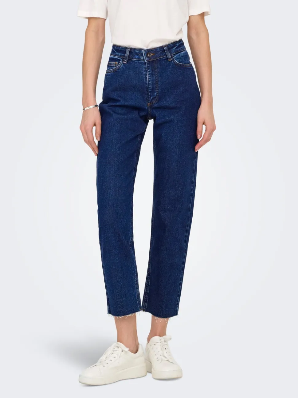 JDYLULLU Hög midja Rak passform Ankellängd Jeans