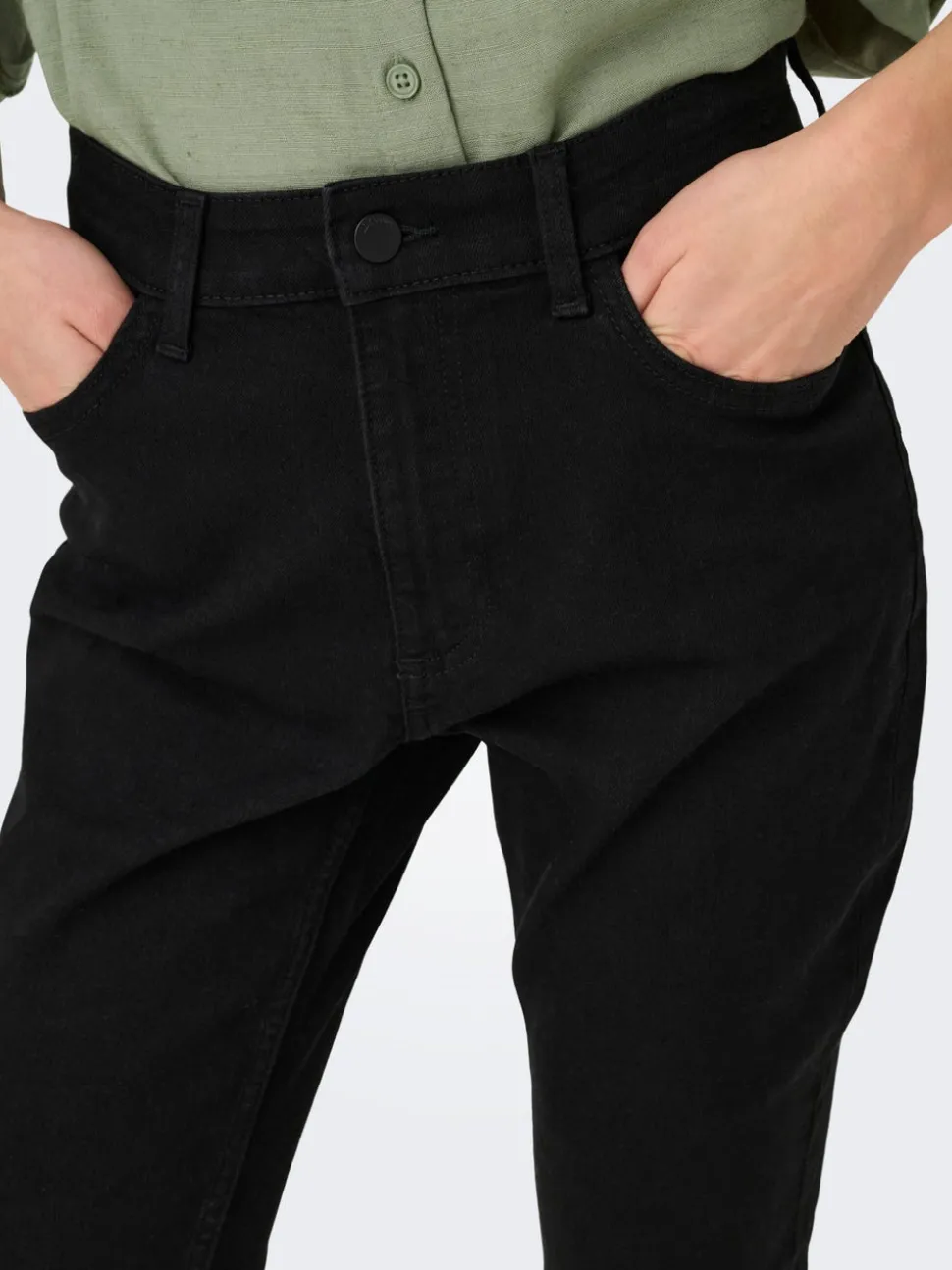 JDYMOON Hög midja Skinny Fit Ankellängd Jeans