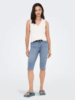 JDYMOON Medelhög midja Skinny Fit capri Jeans