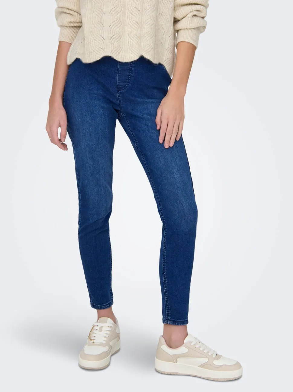 JDYNALINA Hög midja Slim Fit Jeggings