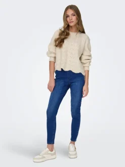 JDYNALINA Hög midja Slim Fit Jeggings