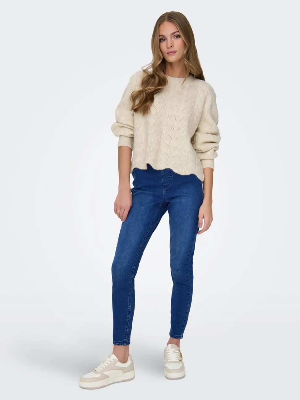 JDYNALINA Hög midja Slim Fit Jeggings