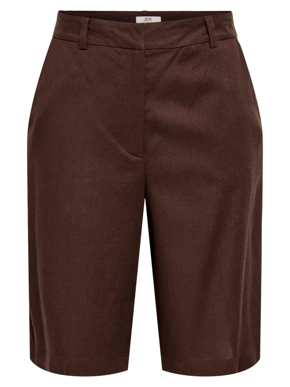 JDYNAOMI Medelhög midja Lös passform Linne Bermudashorts