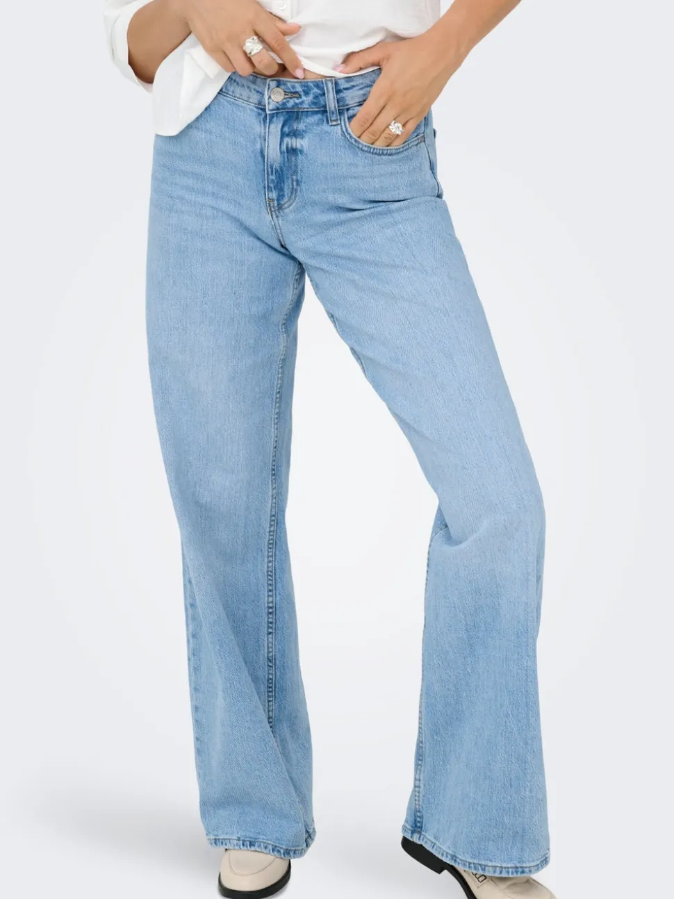 JDYRUBY Medelhög midja Lös passform Jeans