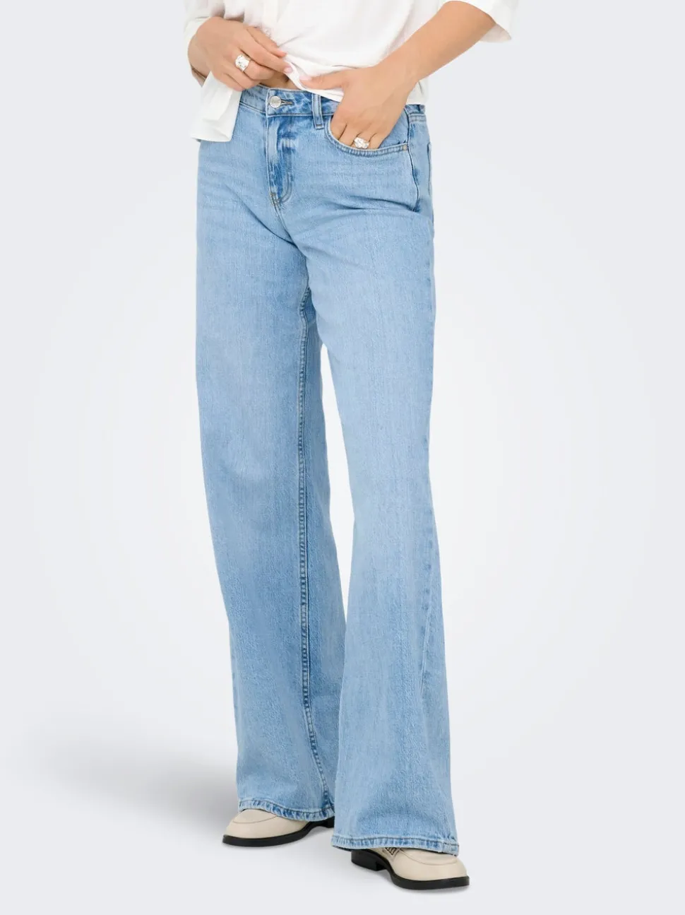 JDYRUBY Medelhög midja Lös passform Jeans