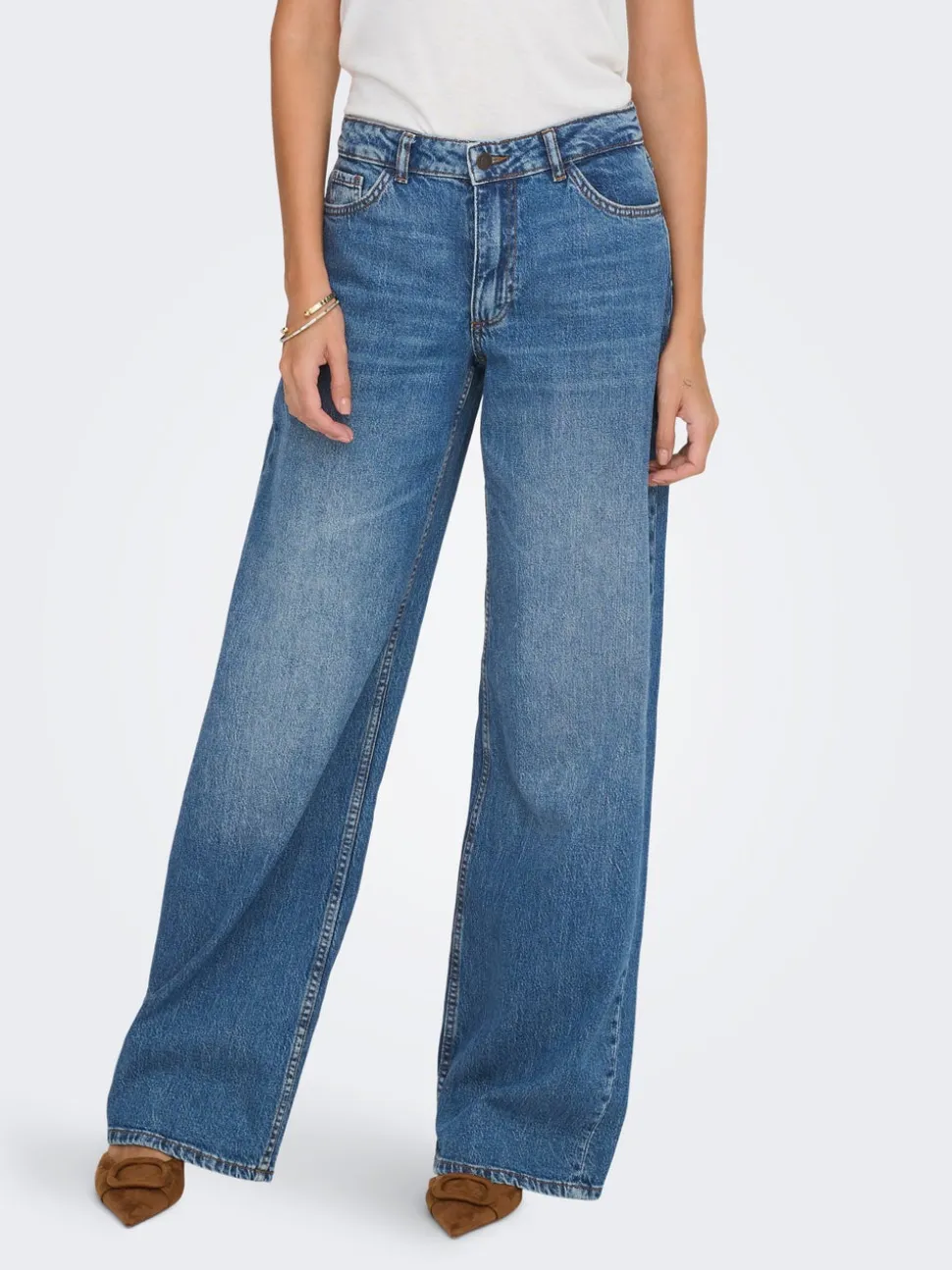 JDYRUBY Medelhög midja Lös passform Jeans