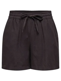 JDYSAY Hög midja Normal passform Linne Shorts