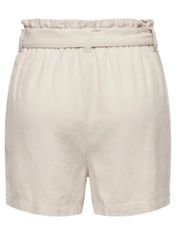 JDYSAY Medelhög midja Normal passform Linne Shorts