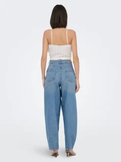 JDYSUSIE Medelhög midja Barrel-passform Jeans