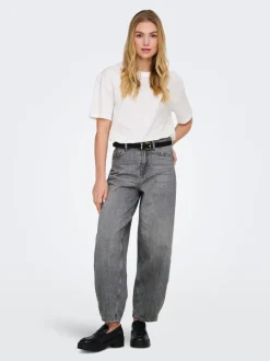 JDYSUSIE Medelhög midja Barrel-passform Jeans