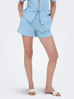 JDYTHEIS Medelhög midja Normal passform Paperbag-shorts