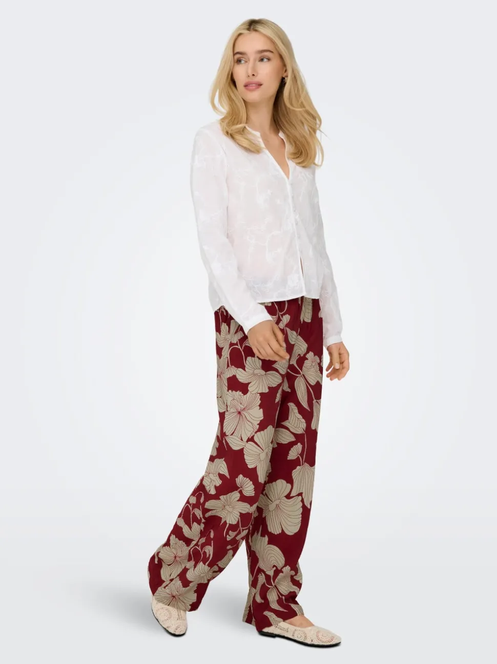 JDYTROYA Slim Straight Fit Byxor