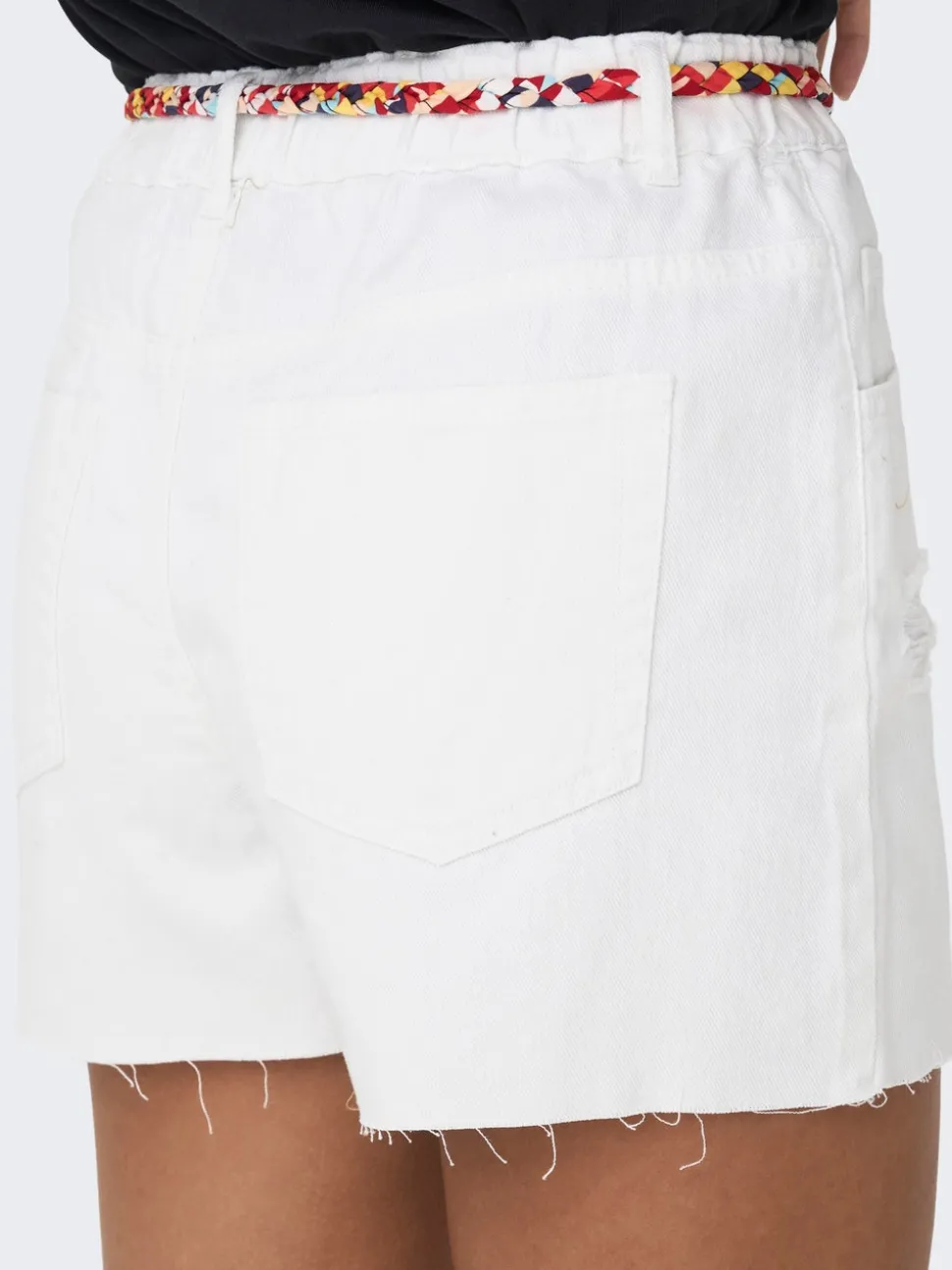 JDYZIGGA Hög midja Lös passform Denimshorts