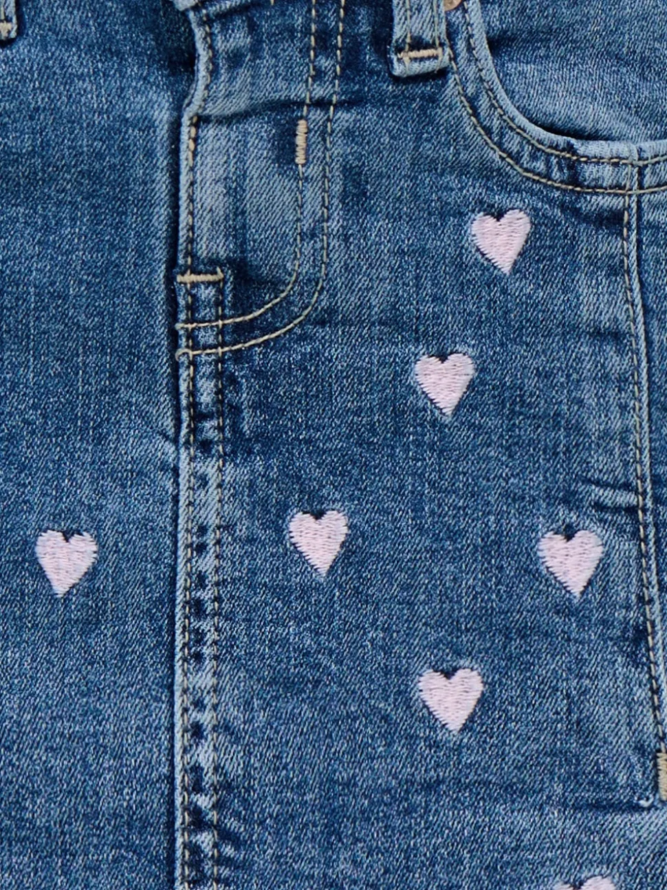 KMGHOXTON Denim Jeanskjol Kort kjol