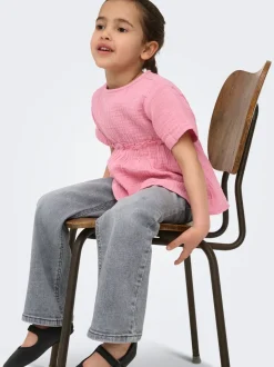 KMGJUICY Medelhög midja Vida ben Jeans