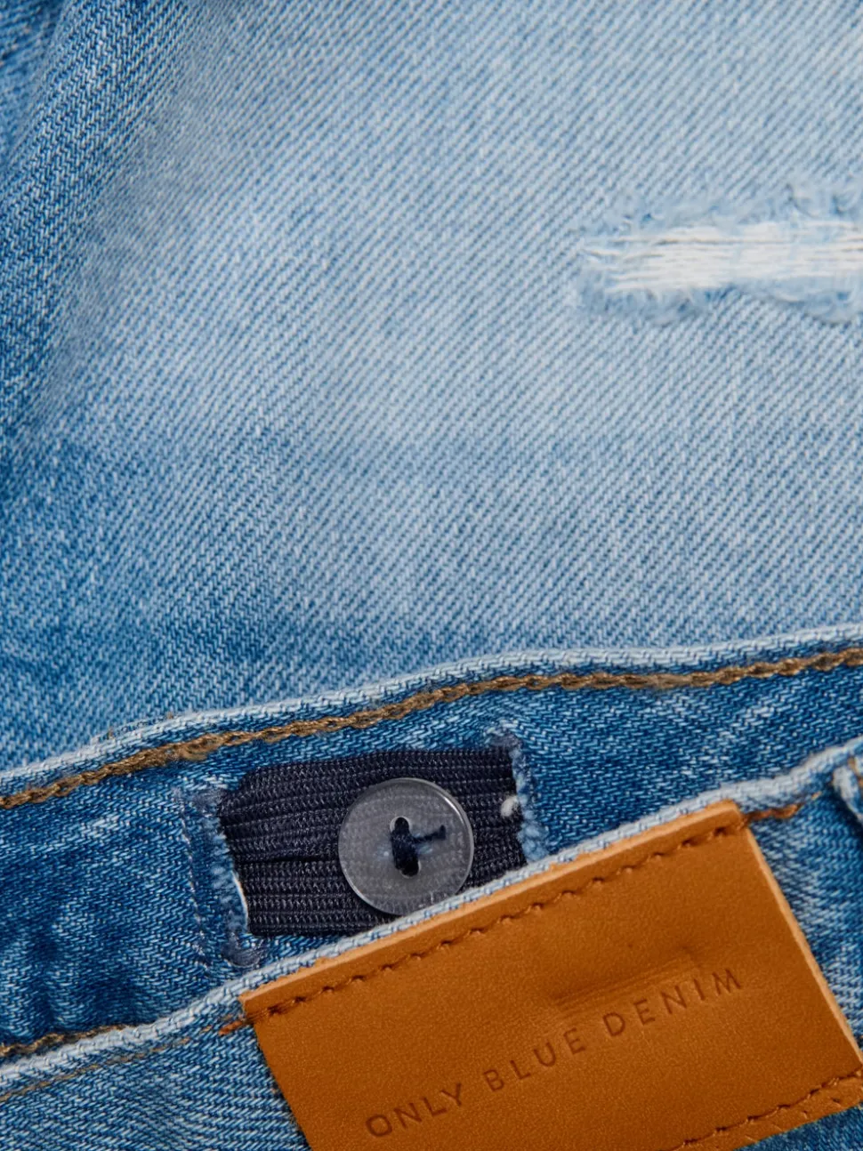 KMGROBYN Rak passform Denimshorts
