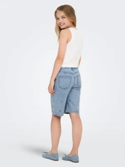 KOGCOBAIN Lös passform Denimshorts