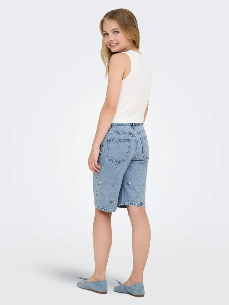 KOGCOBAIN Lös passform Denimshorts