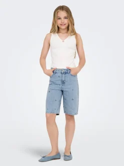 KOGCOBAIN Lös passform Denimshorts