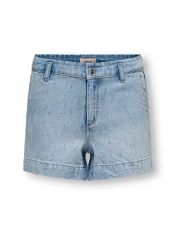 KOGCOMET Medelhög midja Vida ben Denimshorts