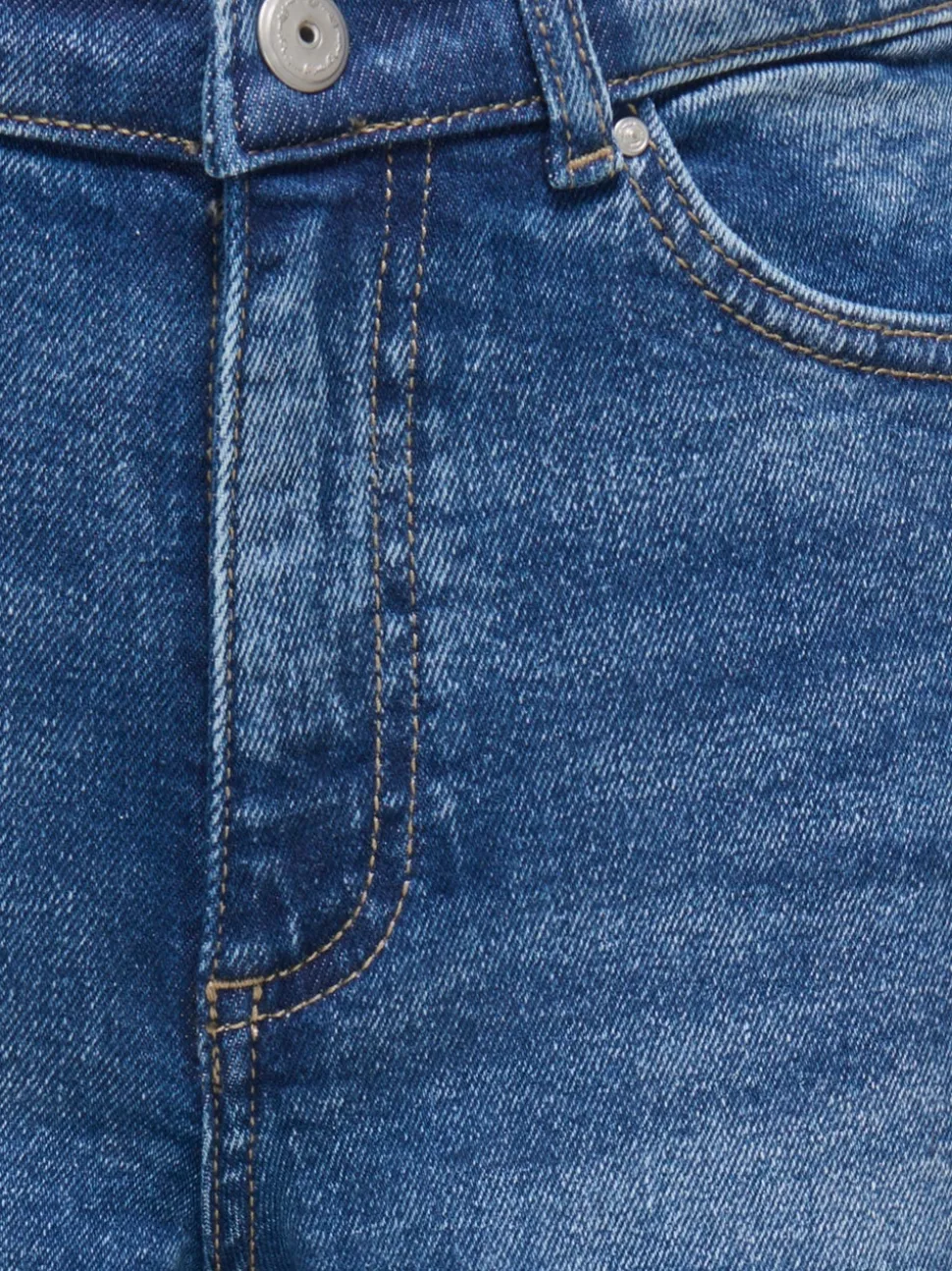 -KOGJUICY Hög midja Normal passform Denimshorts