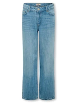 KOGLOPEZ Låg midja Vida ben Ankellängd Jeans