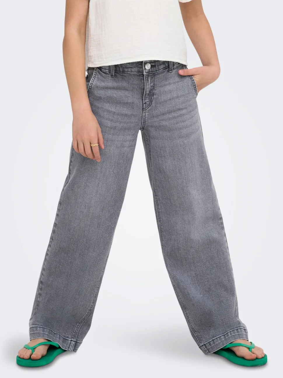 KOGNEW Medelhög midja Vida ben Jeans