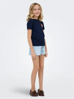 KOGROBYN Hög midja Normal passform Denimshorts