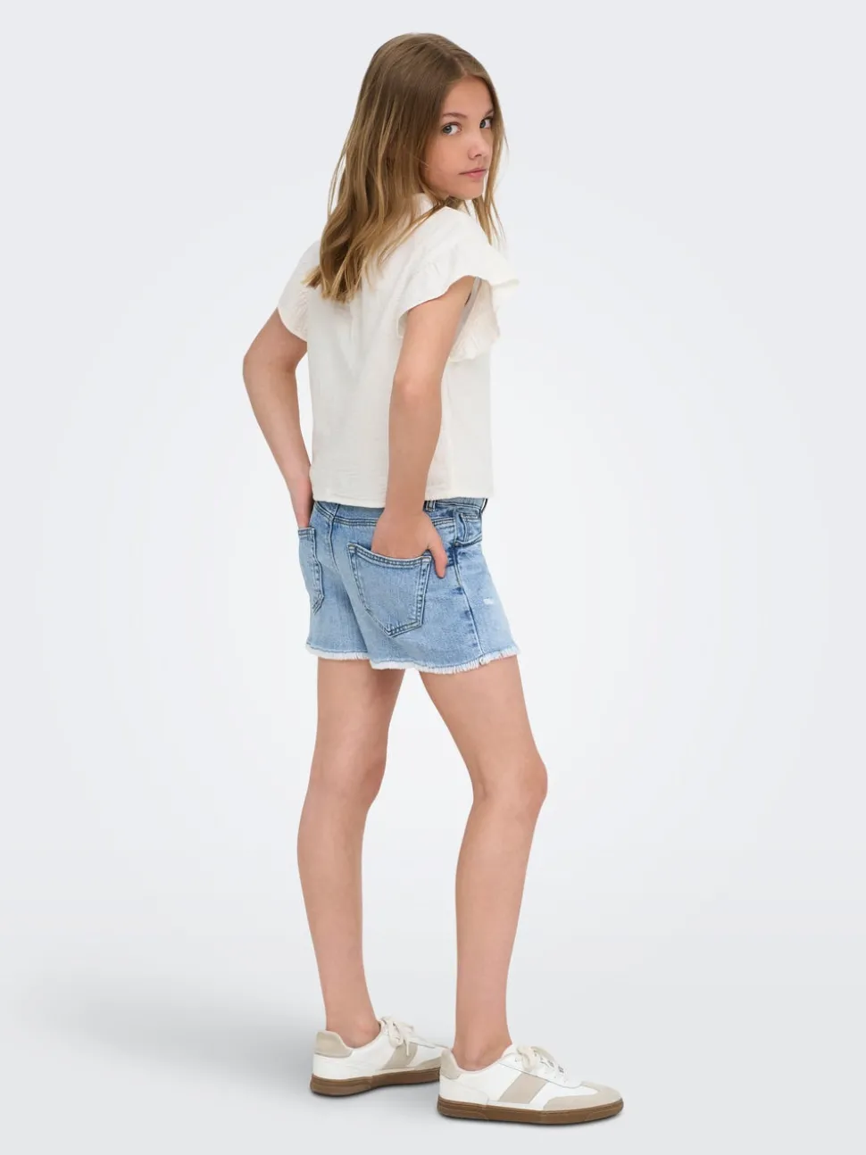 KOGROBYN Rak passform Denimshorts