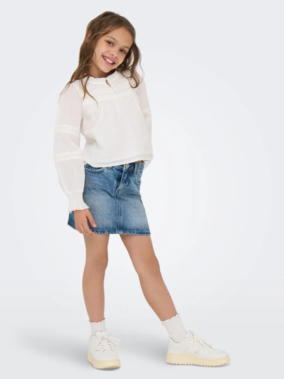 KOGSTELLA Denim Jeanskjol Kort kjol