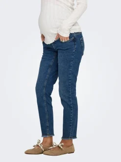 OLMBLUSH Medelhög midja Skinny Fit Ankellängd Jeans
