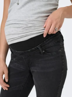 OLMBLUSH Medelhög midja Skinny Fit Ankellängd Jeans