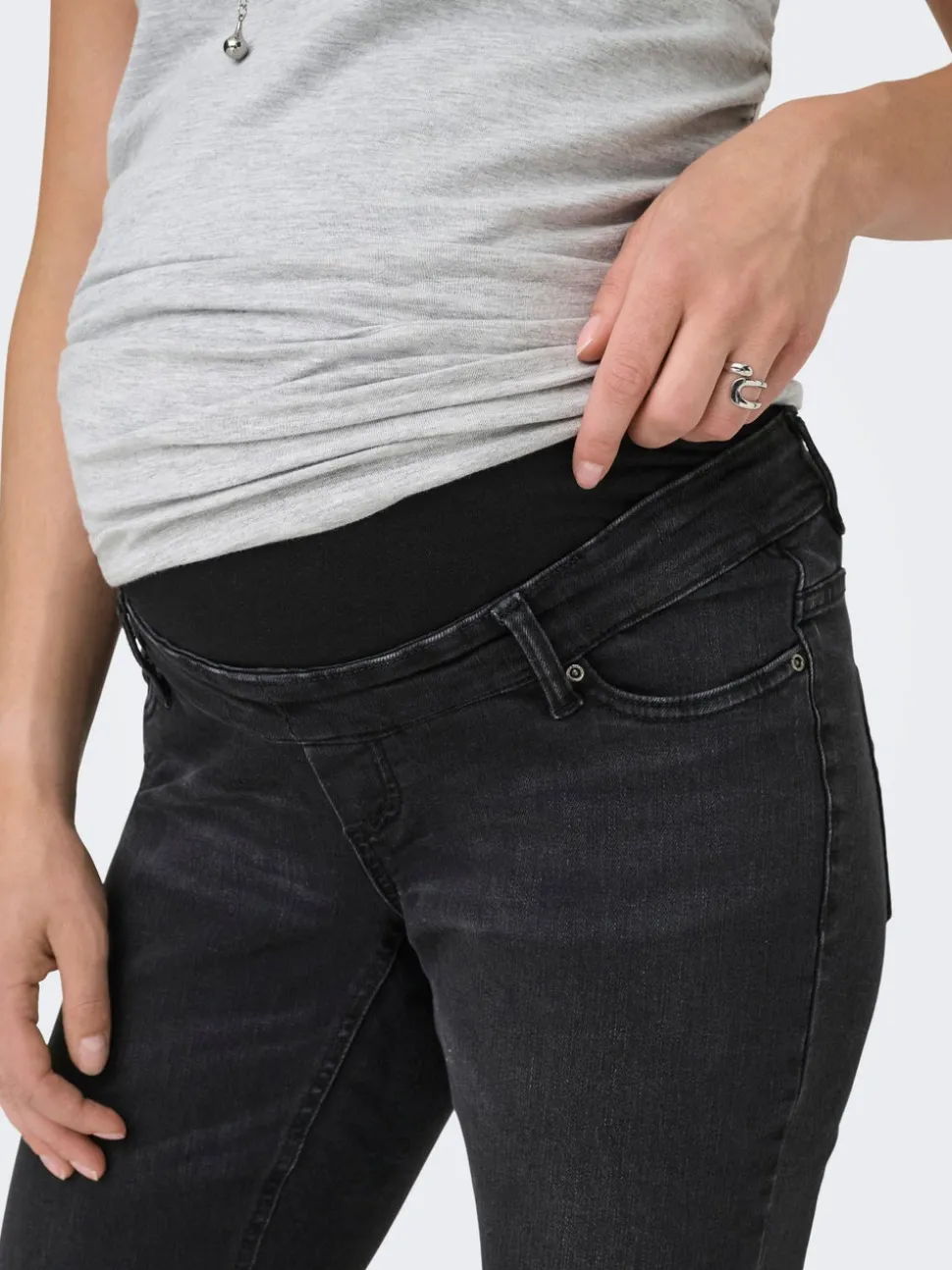 OLMBLUSH Medelhög midja Skinny Fit Ankellängd Jeans
