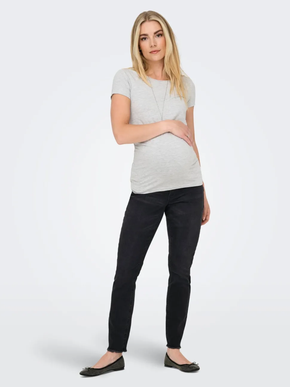 OLMBLUSH Medelhög midja Skinny Fit Ankellängd Jeans