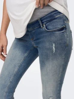 OLMBLUSH Medelhög midja Skinny Fit Ankellängd Jeans