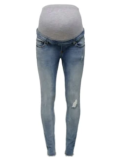 OLMBLUSH Medelhög midja Skinny Fit Ankellängd Jeans