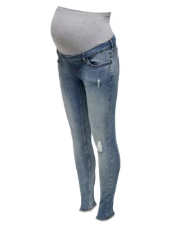 OLMBLUSH Medelhög midja Skinny Fit Ankellängd Jeans