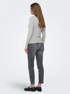 OLMBLUSH Medelhög midja Skinny Fit Ankellängd Jeans