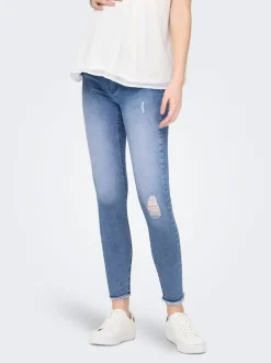 OLMBLUSH Medelhög midja Skinny Fit Ankellängd Jeans