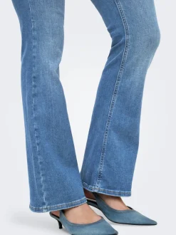 OLMBLUSH Medelhög midja Utsvängd passform Jeans