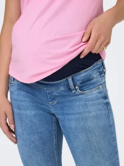 OLMBLUSH Medelhög midja Utsvängd passform Jeans