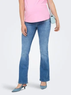 OLMBLUSH Medelhög midja Utsvängd passform Jeans
