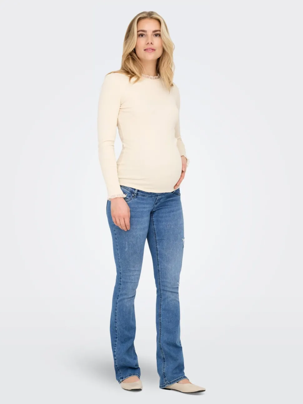 OLMBLUSH Utsvängd passform Jeans