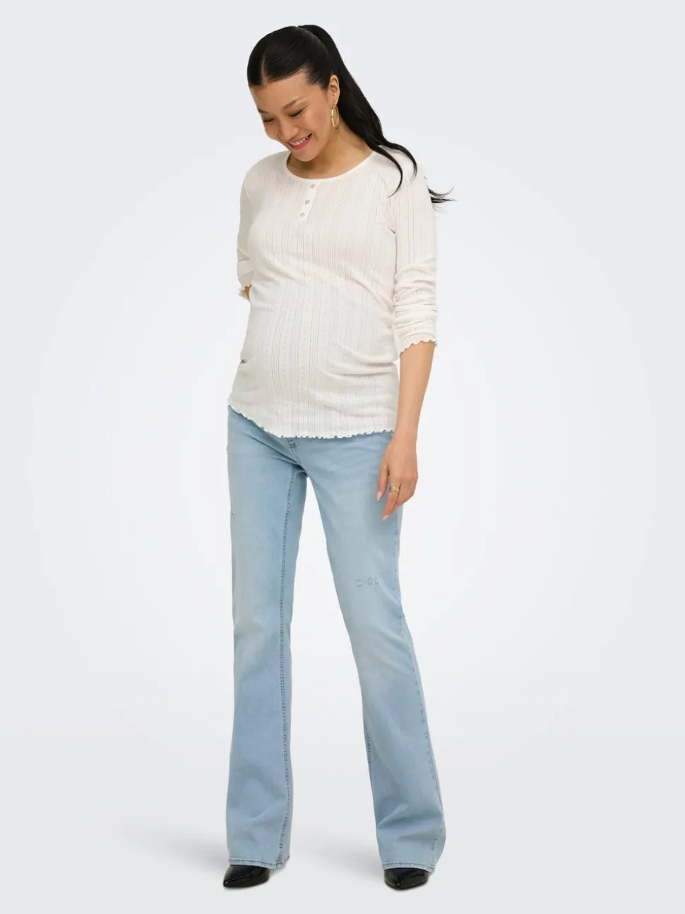 OLMBLUSH Utsvängd passform Jeans