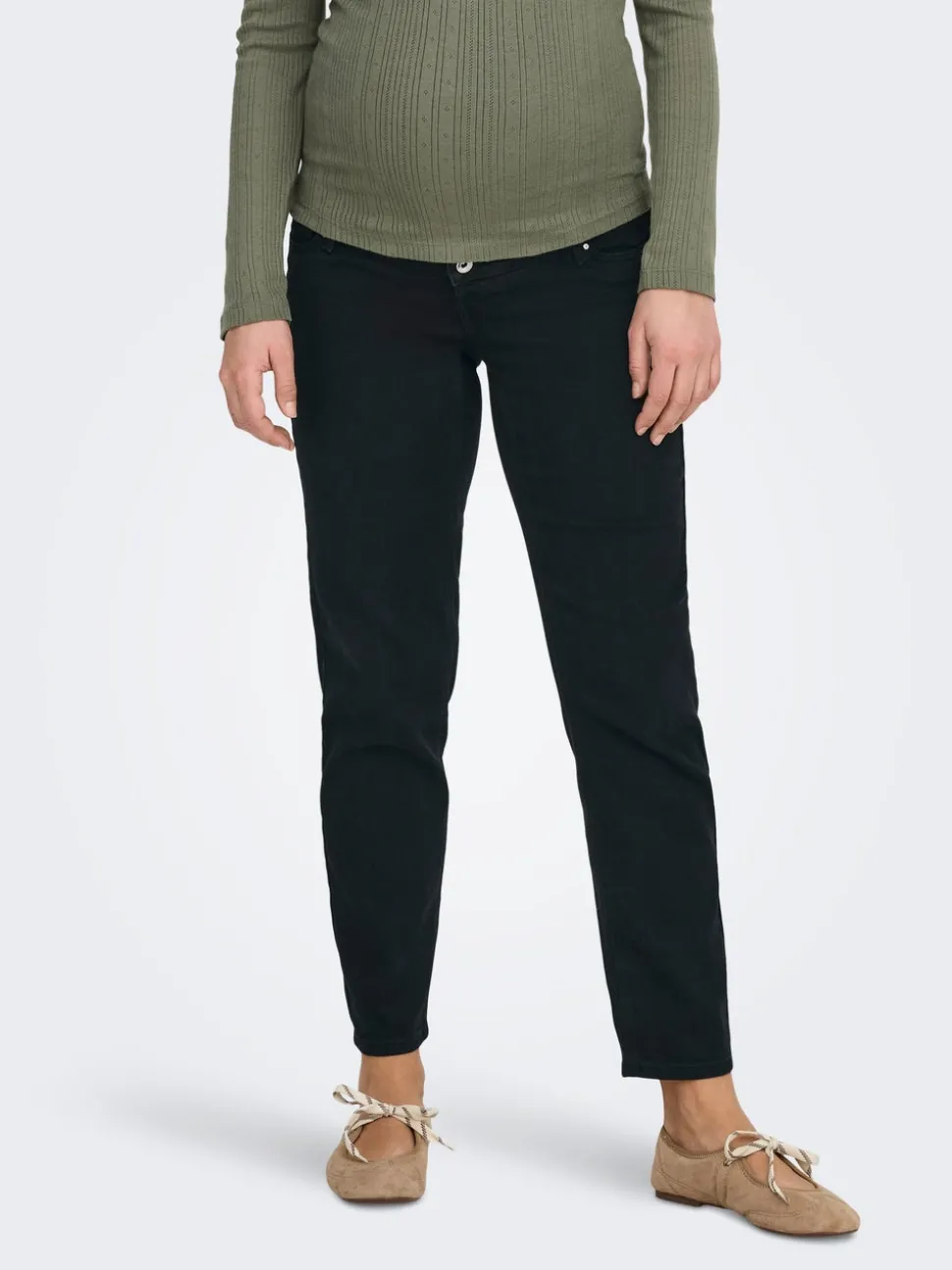 OLMCATWALK Hög midja Avsmalnande slim fit Ankellängd Jeans