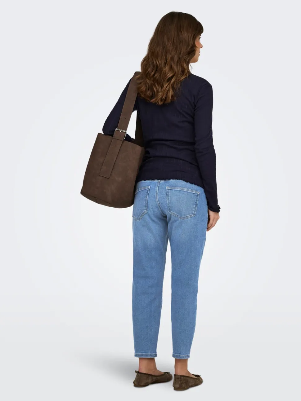 OLMCATWALK Hög midja Mom Fit Ankellängd Jeans