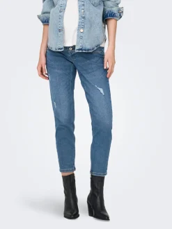 OLMCATWALK Hög midja Mom Fit Ankellängd Jeans