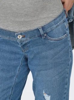 OLMCATWALK Hög midja Mom Fit Ankellängd Jeans