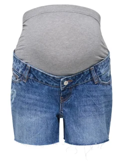 OLMGABI Medelhög midja Normal passform Denimshorts